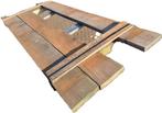 3 Azobé hardhouten balken 5.0x24.0 cm 2.70 m lang - nr: HB58