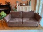 Gratis ophalen bruine stoffen bank - 3 persoons, Ophalen, Gebruikt, Driepersoons, 75 tot 100 cm