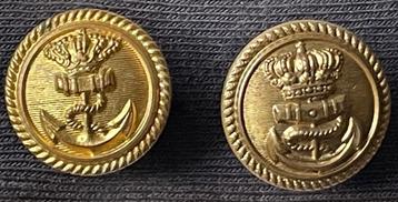 knopen uniform Marine Stokes  WO II Troost Den Helder beschikbaar voor biedingen