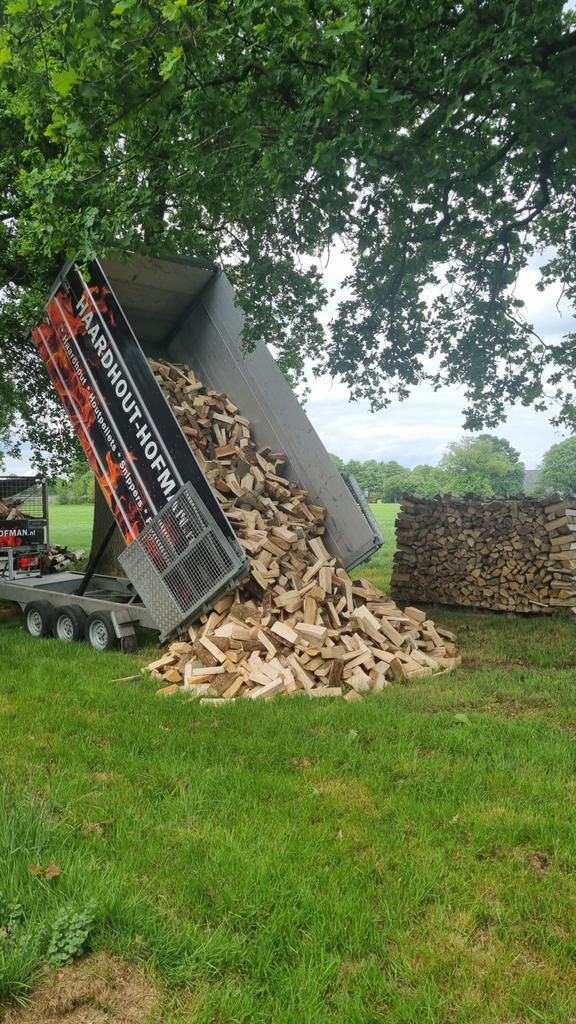 Kersen haardhout/brandhout/openhaardhout incl levering!, Tuin en Terras, Haardhout, Blokken, Overige houtsoorten, 6 m³ of meer