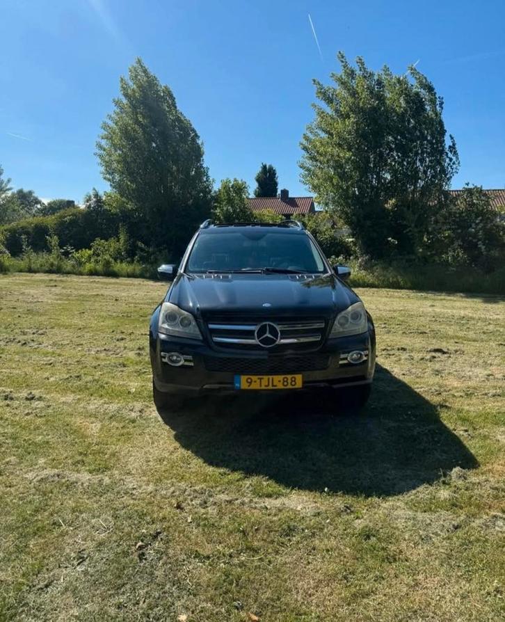 Mercedes-Benz GL 350 CDI Bluetec 4M A7 2008 Zwart, Auto's, Mercedes-Benz, Particulier, GL, Diesel, F, SUV of Terreinwagen, Automaat