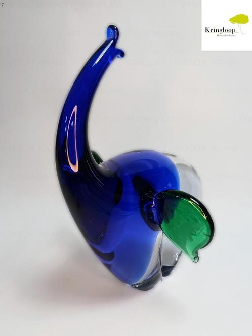 Jaroslav Svoboda Glazen Olifant, Antiek en Kunst, Antiek | Glas en Kristal, Ophalen of Verzenden