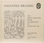 Brahms-Henri Druart-Annie d'Arco–Les Deux Sonates, Cd's en Dvd's, Vinyl | Klassiek, Zo goed als nieuw, 12 inch, Verzenden