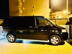 Volkswagen Transporter 1.9 TDI 62KW, trekhaak, camera apple, Auto's, Voorwielaandrijving, Stof, Volkswagen, Zwart
