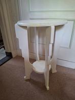 Vintage/brocante crème tafeltje/plantentafel, Ophalen