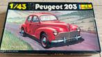 Heller 160 - Peugeot 203 1/43 kit, Hobby en Vrije tijd, Modelbouw | Auto's en Voertuigen, Gebruikt, Auto, 1:32 tot 1:50, Ophalen of Verzenden