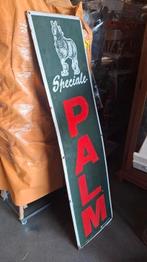 EMAILLE sign 150x40cm GROOT speciale PALM cafe mancave decor, Verzamelen, Ophalen of Verzenden, Gebruikt, Reclamebord