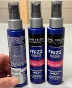 3x John Frieda Frizz Ease 3Day Straight Straightening spray, Gel, Wax, Haarlak of Mousse, Nieuw, Ophalen of Verzenden, H