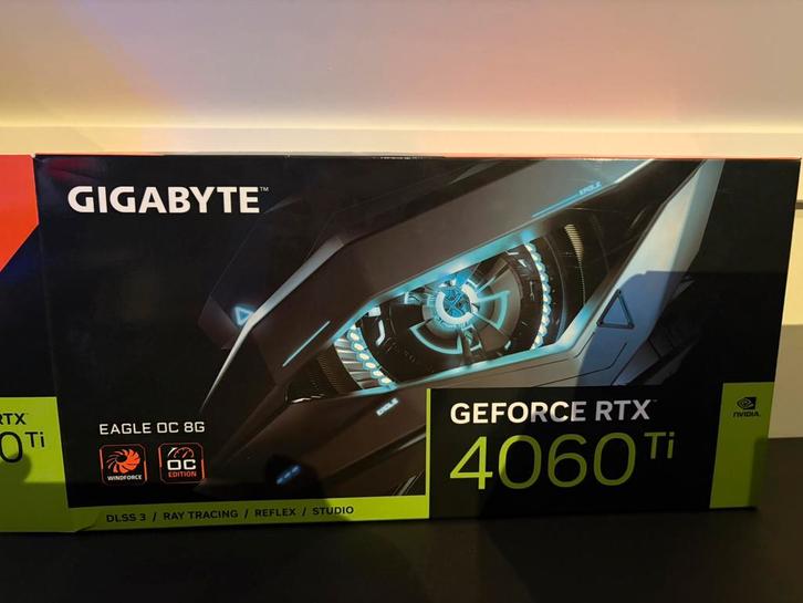 GIGABYTE EAGLE 4060TI 8GB vram, Computers en Software, Videokaarten, PCI, GDDR6, Ophalen of Verzenden
