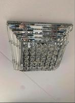 Plafondlamp met kristallen, Huis en Inrichting, Ophalen, Zo goed als nieuw, Metaal