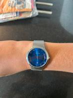Danish Design Blauw/Staal Herenhorloge, Sieraden, Tassen en Uiterlijk, Staal, Staal, Polshorloge, Zo goed als nieuw