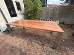 Noten Houten Tafel - 75x95x210 cm, Huis en Inrichting, Ophalen, Gebruikt, 200 cm of meer, 50 tot 100 cm