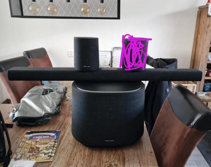 Harman Kardon Citation volledig surroundsysteem, Audio, Tv en Foto, Soundbars, Zo goed als nieuw, Met externe subwoofer, Ophalen of Verzenden
