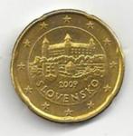 20 eurocent Slowakije Slovensko - 2009, Postzegels en Munten, Munten | Europa | Euromunten, Slowakije, 20 cent, Ophalen of Verzenden