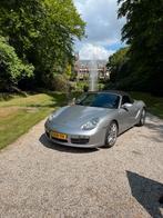 Porsche Boxster 3.4 S 2007 gt zilver 118000km, Auto's, 1330 kg, Zwart, Cabriolet, Leder