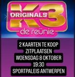 K3 tickets, Twee personen, Oktober