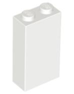 lego basis blokjes 1x2x3 pilaar wit (2), Ophalen of Verzenden, Nieuw, Losse stenen, Lego