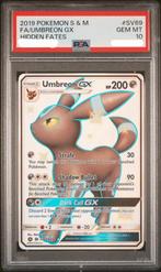 PSA 10 - Umbreon GX #SV69 (2019 Hidden Fates), Hobby en Vrije tijd, Ophalen of Verzenden, Zo goed als nieuw