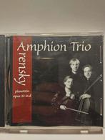 Arensky - Pianotrio Opus 32 - Amphion Trio CD, Ophalen of Verzenden, Romantiek, Zo goed als nieuw, Kamermuziek