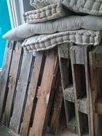 Loungeset Pallets met Kussens, Tuin en Terras, Ophalen of Verzenden, Gebruikt, Minder dan 180 cm, Planken