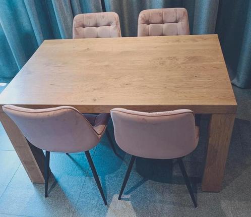 Mooie degelijke eettafel 140 x 90, Huis en Inrichting, Tafels | Eettafels, Zo goed als nieuw, 50 tot 100 cm, 100 tot 150 cm, Vijf personen of meer