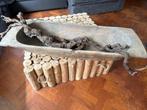 Brocante trog, Ophalen