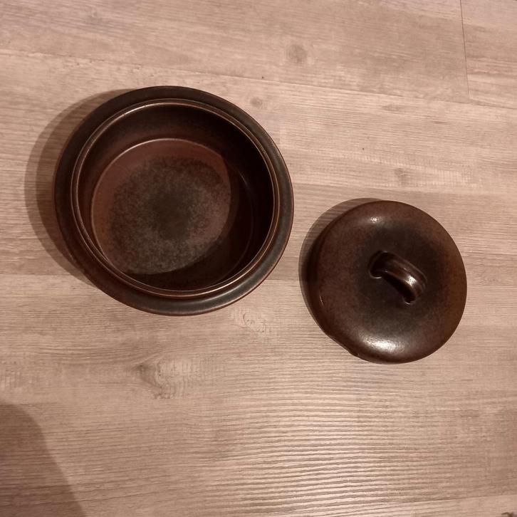 Arabia Ruska Vintage Pot met Deksel, Huis en Inrichting, Keuken | Potten en Pannen, Gebruikt, Pot, Bus of Blik, Overige materialen