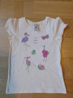 Wit shirt korte mouw maat 140, Gebruikt, C&A, Meisje, Ophalen of Verzenden