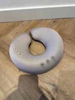 Nieuw grijs rond massage hoofd kussen memory foam ergonomisc, Ophalen of Verzenden, Nieuw, Massagestoel of Kussen