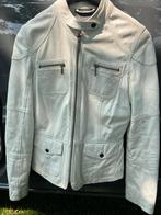 Witte leren jas, merk Oakwood,  maat: S   kleur: wit, Kleding | Dames, Wit, Ophalen of Verzenden, Zo goed als nieuw, Oakwood