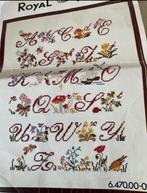 BORDUURPAKKET ROYAL PARIS ALFABET, Hobby en Vrije tijd, Verzenden, Zo goed als nieuw, Handborduren, Borduurpakket