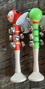 Bellenhandvaten van hout kikker/lieveheersbeest nieuw., Kinderen en Baby's, Speelgoed | Educatief en Creatief, Ophalen of Verzenden