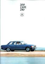 Brochure Mercedes 200 , 230E , 250 1980, Gelezen, Ophalen of Verzenden, Mercedes