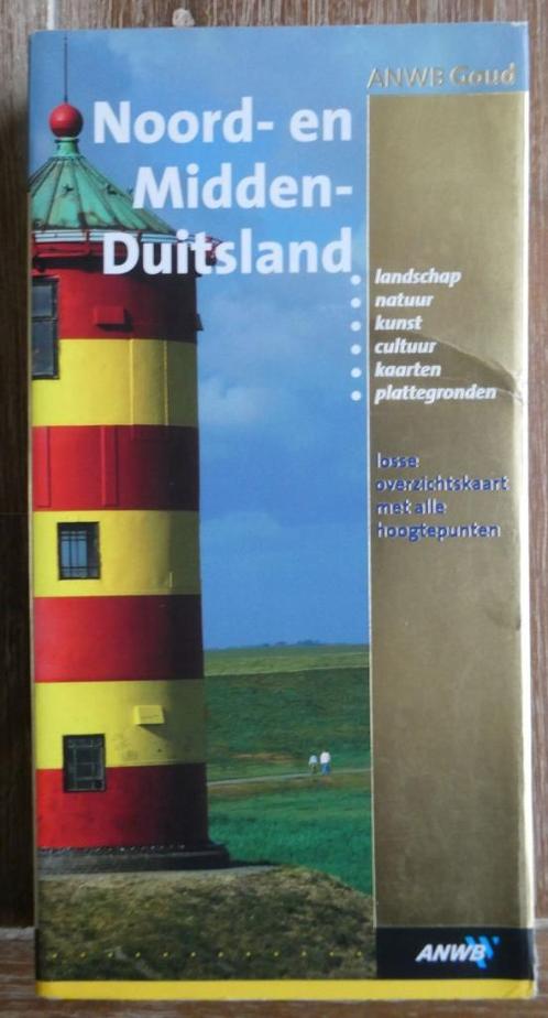 ANWB Goud Reisgids Noord en Midden - Duitsland, Boeken, Reisgidsen, Zo goed als nieuw, Reisgids of -boek, Europa, ANWB, Ophalen of Verzenden
