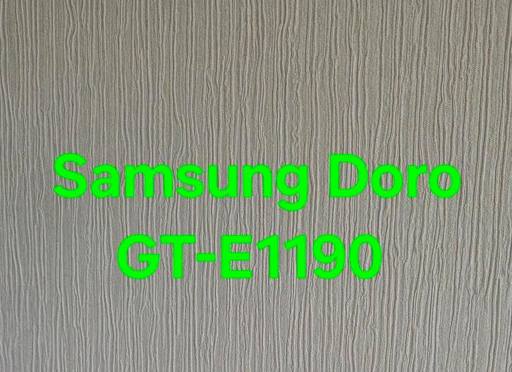 Samsung Doro GT-E1190, Telecommunicatie, Mobiele telefoons | Samsung, Zo goed als nieuw, Zonder abonnement, Fysiek toetsenbord