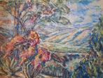 Gérard Lutz Aquarel Indonesië 1948, Ophalen of Verzenden