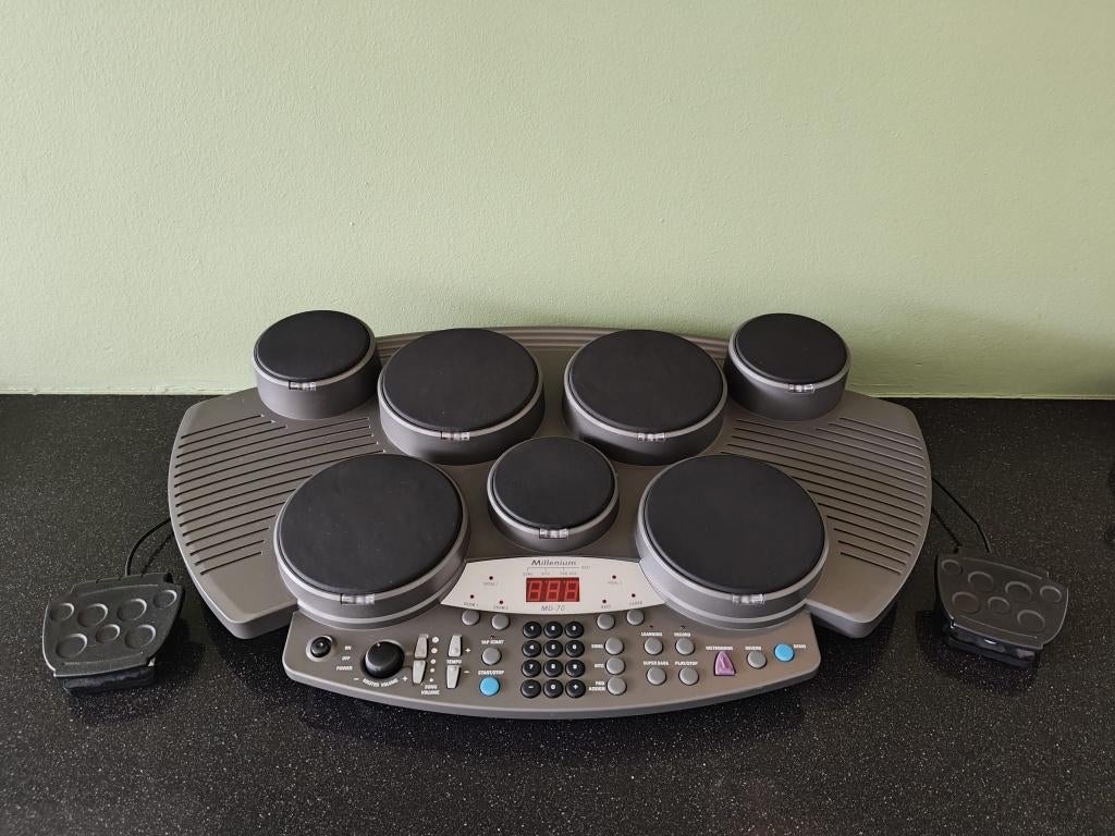 Millenium MD-70 Digitale Drumset - Compleet met Statief, Ophalen of Verzenden, Zo goed als nieuw, Overige merken, Elektronisch