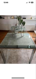 Glazen Design Tafel - 200x85cm, Huis en Inrichting, Tafels | Eettafels, Vijf personen of meer, 150 tot 200 cm, Rechthoekig, 50 tot 100 cm