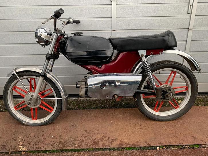 Kreidler afbouwproject met brommer kenteken, Fietsen en Brommers, Brommers | Kreidler, Gebruikt, Ophalen