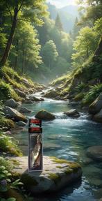 Rapala GSR-7 Kleur Glass Purple Shad, Ophalen, Nieuw, Kunstaas