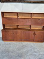 Groot deens vintage highboard dressoir winkel kast. , Ophalen