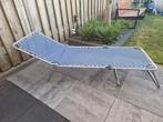 Lafuma ligbed, Tuin en Terras, Ligbedden, Ophalen, Zo goed als nieuw, Aluminium, Verstelbaar
