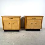 Set nachtkastjes uit de jaren ‘60, Gebruikt, Ophalen of Verzenden, 45 tot 65 cm, Minder dan 55 cm