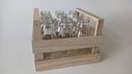 Houten kist met 9 flessen p/st. AFGEPRIJSD, Huis en Inrichting, Woonaccessoires | Overige, Ophalen of Verzenden, Nieuw