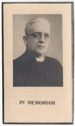 Pastoor Jacobus Middelaer 1889 Breda + 1943 Lamswaarde, Verzenden, Bidprentje