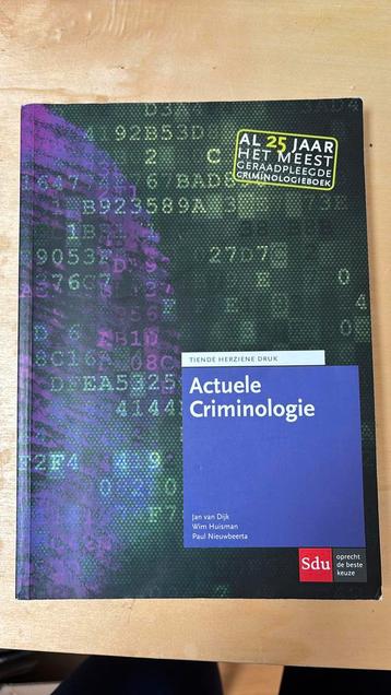 Jan van Dijk - Actuele Criminologie beschikbaar voor biedingen
