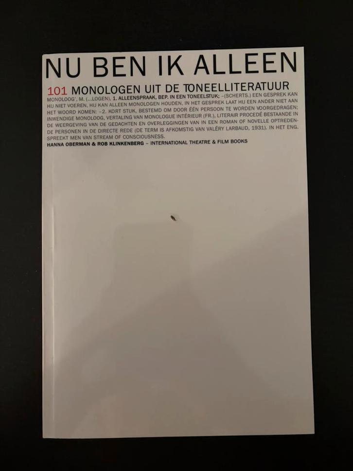 H. Oberman - Nu ben ik alleen, Boeken, Kunst en Cultuur | Dans en Theater, Zo goed als nieuw, Cabaret, Ophalen of Verzenden