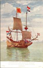 Vlieboot De Halve Maen De Hudson rivier opzeilende 1609 1909, Verzamelen, Verzenden, Voor 1920, Ongelopen, Voertuig