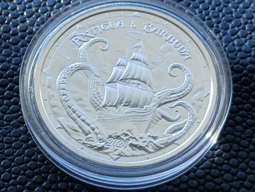 2024 Antigua & Barbuda - The Kraken - 1 oz Silver - East C beschikbaar voor biedingen