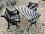 Gietijzeren tuinset - Gebruikt, maar mooi!, Ophalen, Gebruikt, Overige typen, Nvt